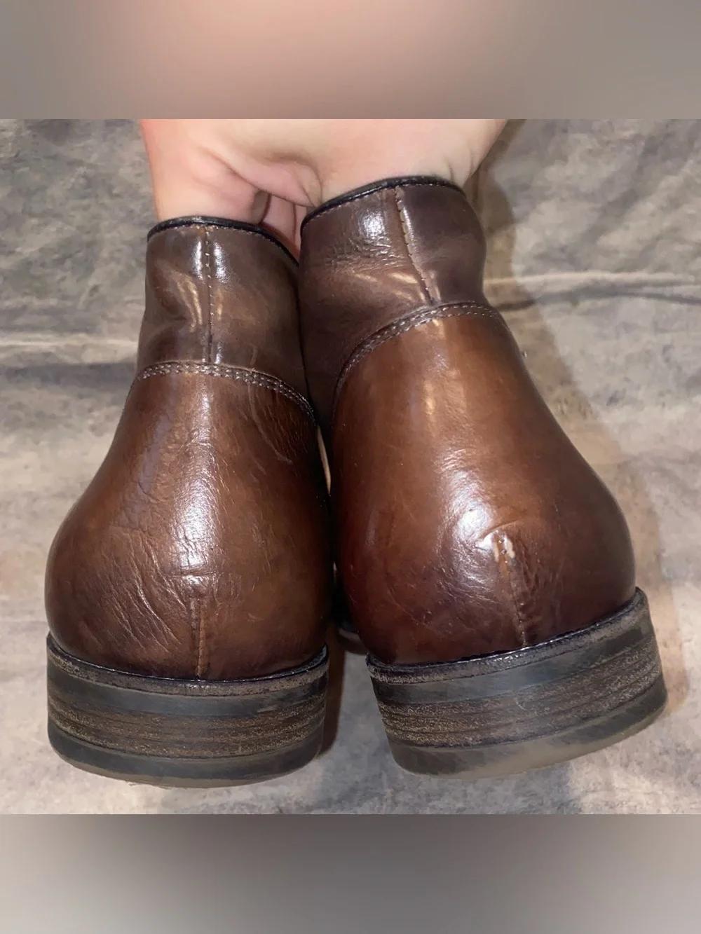 John Varvatos Lace Up Chukka Boots Leather Dress Casual Work 13 Italy Handmade